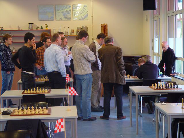 Jan Arts-Lars Vereggen plus publiek